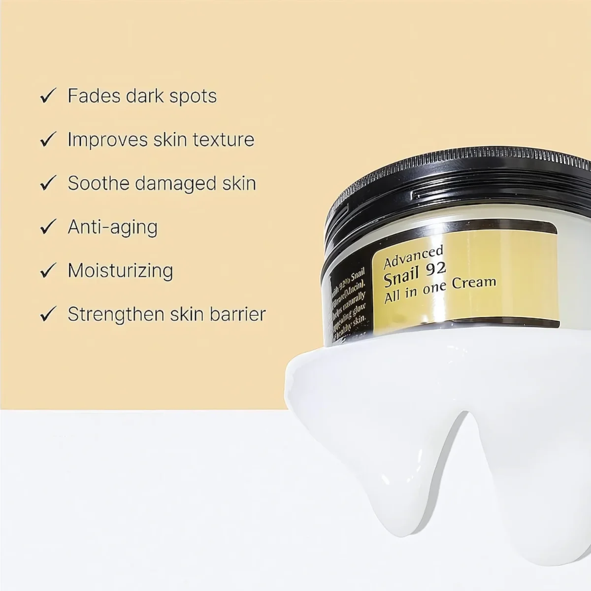 Advanced Snail 92 All in One Cream for acne scars
