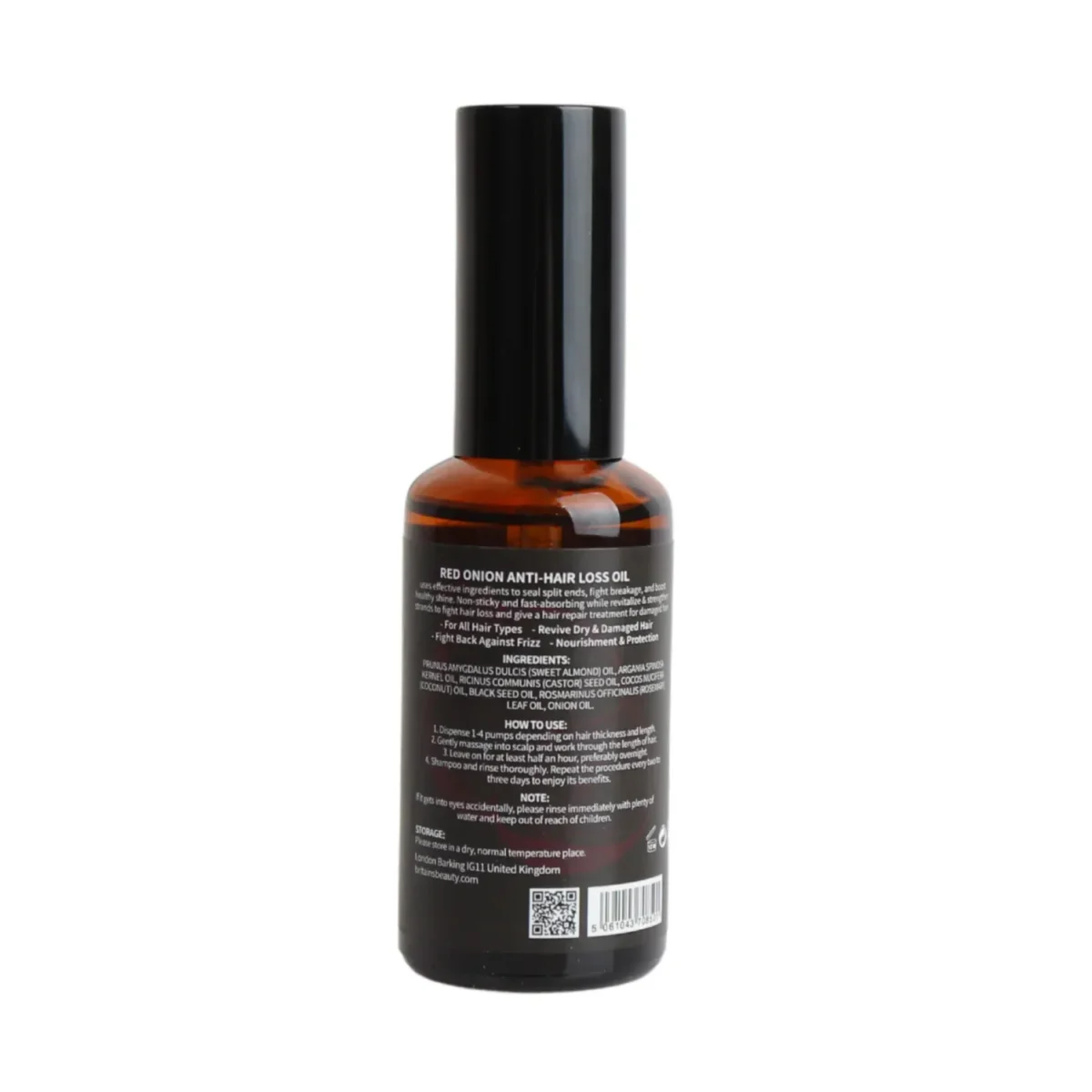 Britains Beauty Red Onion Thickening Hair Oil