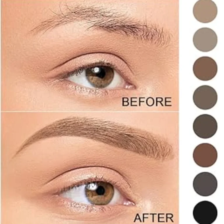 Eyebrow makeup for sensitive skin
