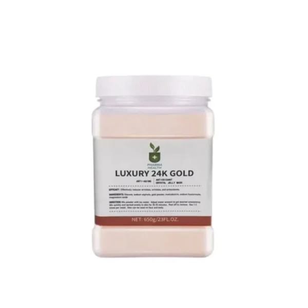 Luxury 24k gold hydro jelly face mask for glowing skin