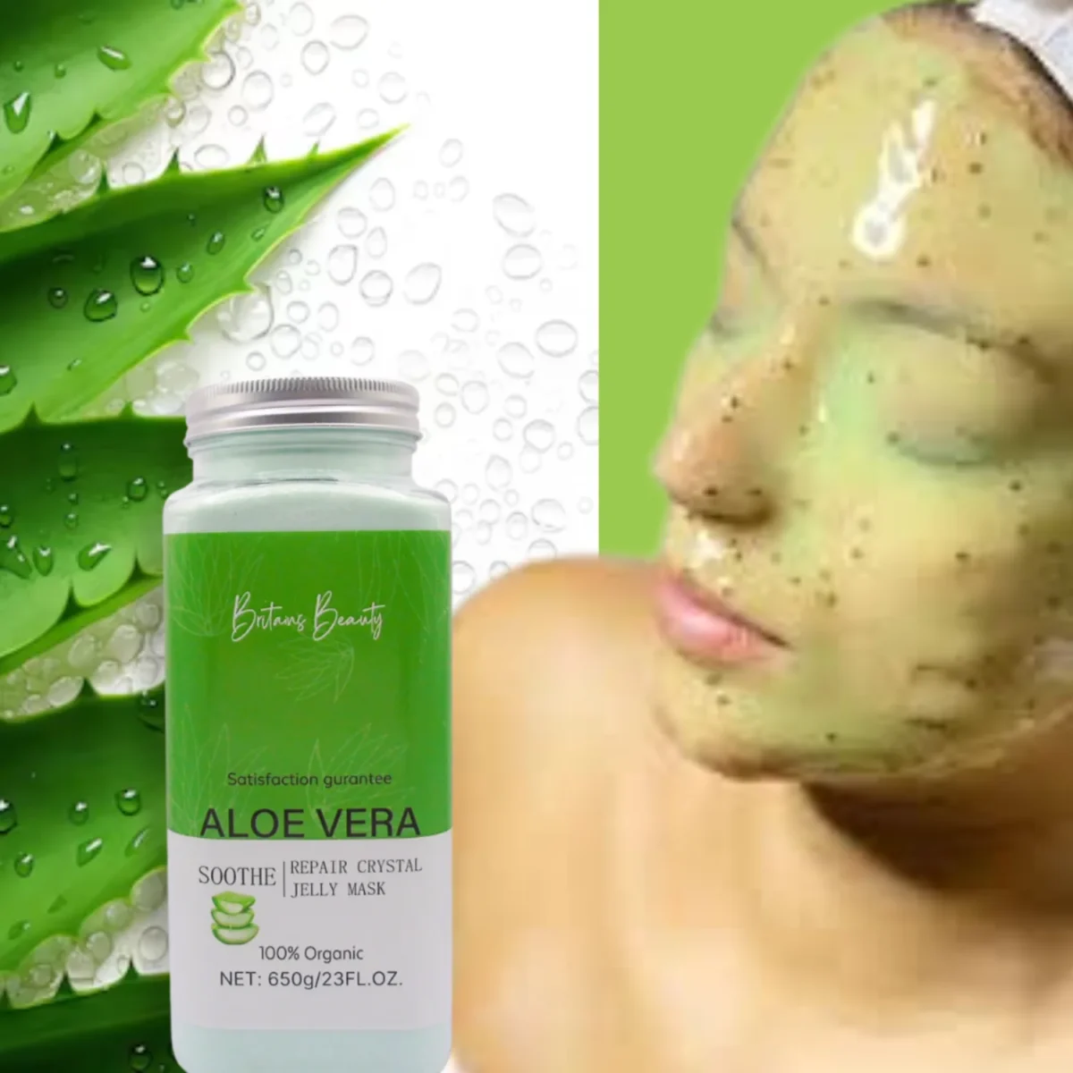 Organic Aloe Vera Hydrating Jelly Face Mask
