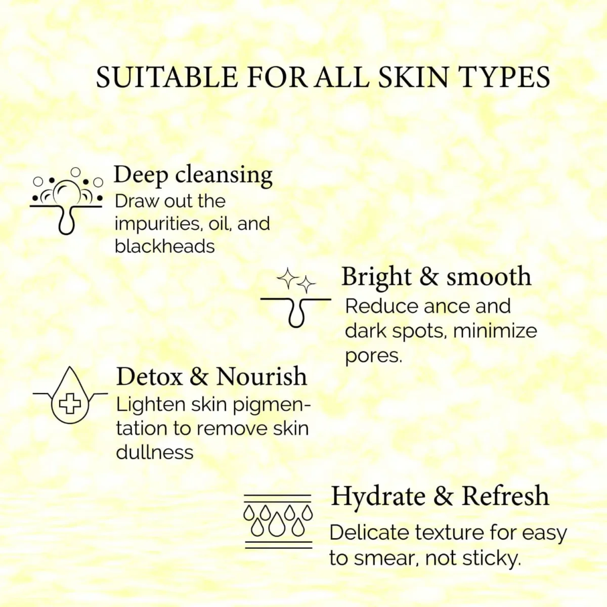 collagen protein jelly mask for acne scars and skin repair