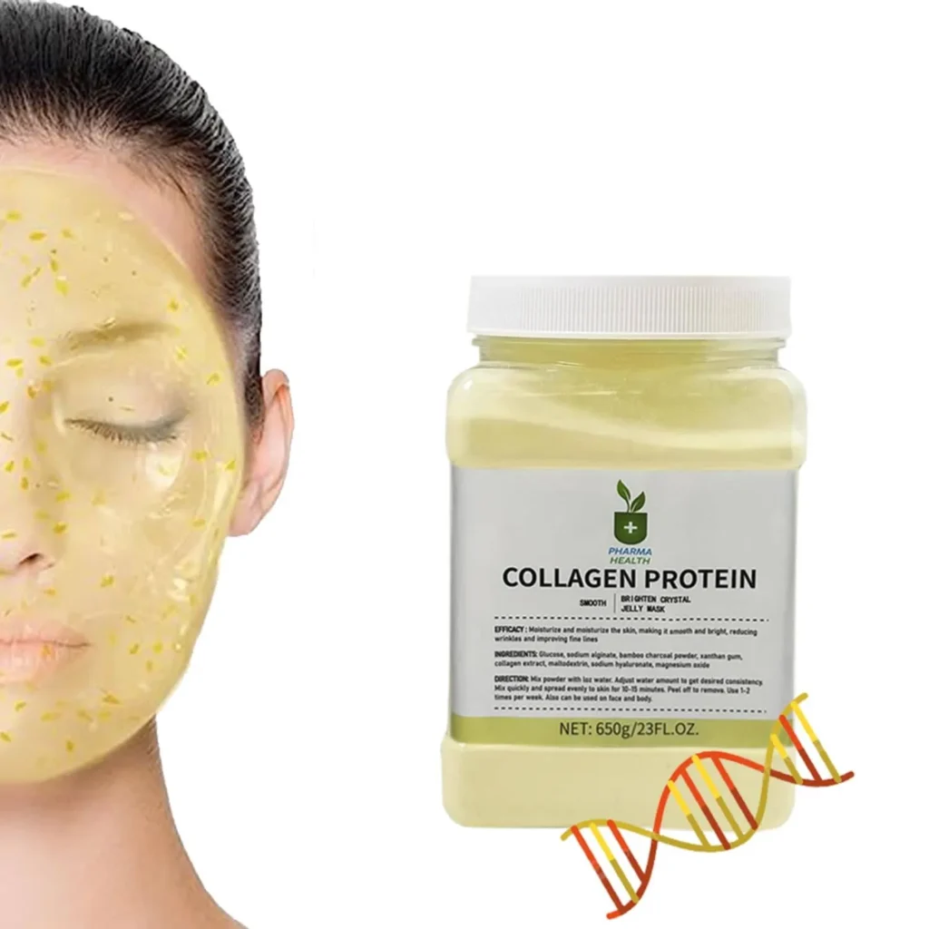 hydrating collagen hydro jelly mask for glowing skin