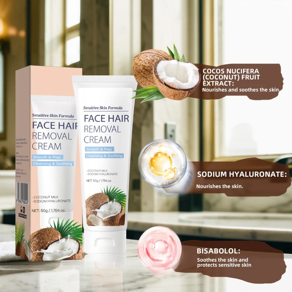 Coconut Milk Hair Removal Cream