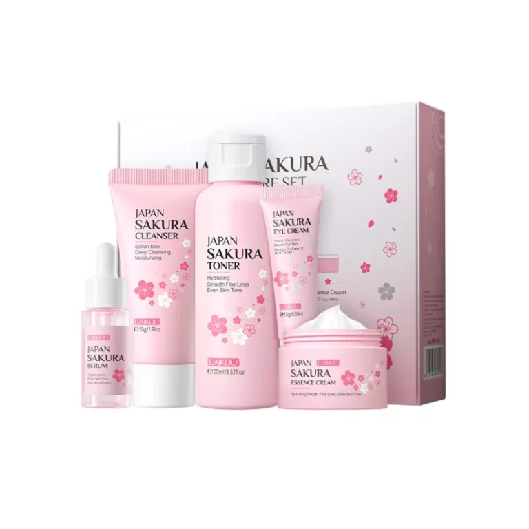 Japanese cherry blossom skincare set