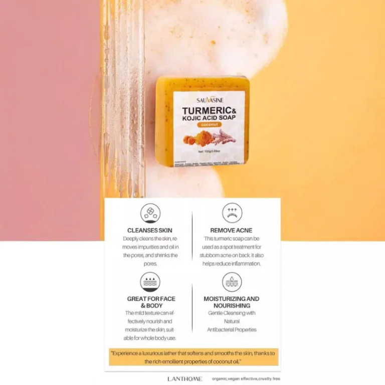 natural turmeric acne soap bar